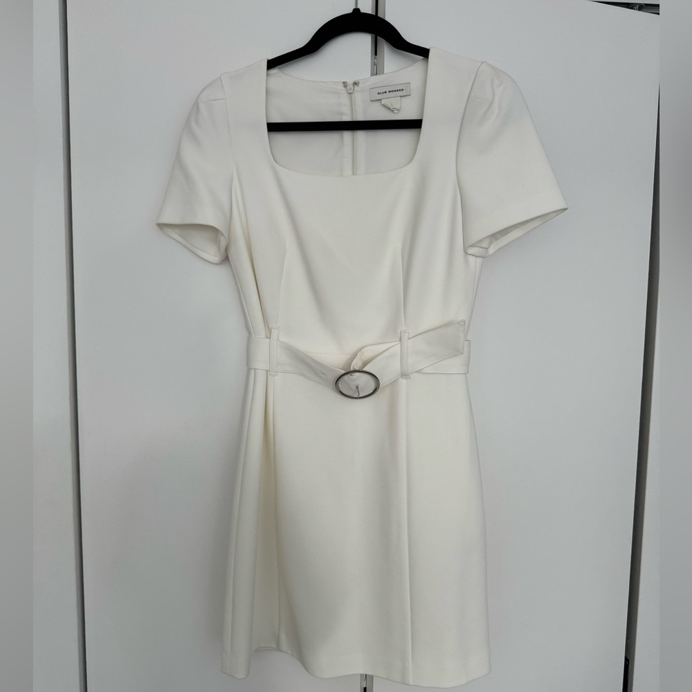 Club Monaco Belted Sheath Dress